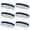 Blue, variant on Couver 2 Color White Sport Head Sweatband Terry Cloth Headband - 6PCS Bulk Set ( Random Color)