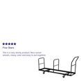 thumbnail image 2 of Chariot de chaises pliantes de rangement vertical - Capacité de 35 chaises, 2 of 3