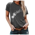 thumbnail image 1 of Ketyyh-chn99 T-Shirt Femme Décontracté Manches Longues Col Rond pour Femme Gris Foncé, 3TG, 1 of 5