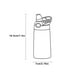 thumbnail image 5 of Naiovety Botella de agua ABS para niños, boquilla de silicona a prueba de fugas, interruptor de presión a prueba de golpes, reemplazo de 500ml, taza Teteras Rosado Naiovety HA073658-03, 5 of 6