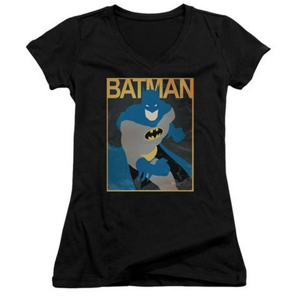 Affiche Batman-Simple Bm - T-Shirt Junior - Noir&44; 2X