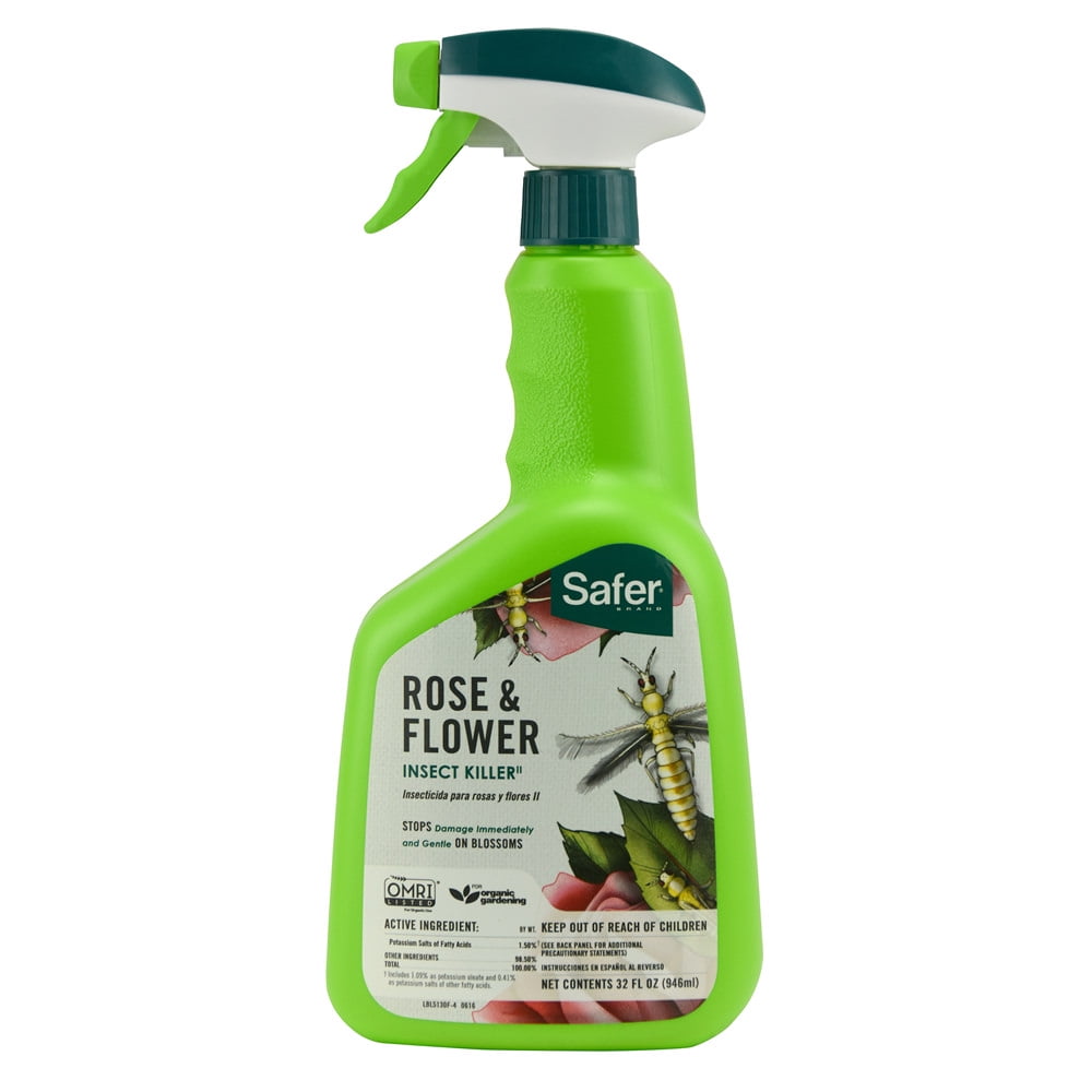 Safer Brand 32 fl oz ReadyToUse Rose & Flower Insect Killer Walmart