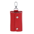thumbnail image 2 of Lady Womens PU Leather Key Fob Key Bag Keychain Cover Key Holder, 2 of 8