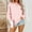 Pink, variant on Crew Neck Sweatshirts Women Pullover Loose Fit Long Sleeve Tops Womens Sweatshirts No Hood Unisex Adult Fleece Crewneck Sweatshirt
