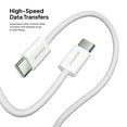 thumbnail image 5 of Liquipel Powertek Pastel Braided USB-C to USB-C - White, 5 of 7