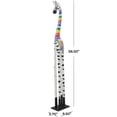 thumbnail image 3 of 6" x 59" Multi Colored Wood Handmade Giraffe Sculpture, by DecMode, 3 of 8