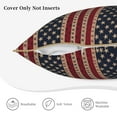 thumbnail image 5 of ZNDUO Patriotic 4th July American Stars Flag Throw Pillows, Throw Pillows for Couch-Indoor Decorative Pillows,20"x20", 5 of 8