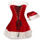 thumbnail image 1 of Disfraces de Navidad para Cosplay, disfraz de Año Nuevo para mujer, vestido rojo Sexy de Papá Noel, sombrero de Cosplay elegante para mujer adulta, 1 of 5