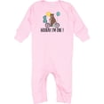 thumbnail image 2 of Inktastic 1st Birthday Bear on Bicycle 1 Year Old Baby Romper Coveralls, 2 of 4