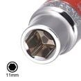 thumbnail image 4 of Unique Bargains 2 Pcs 1/2-Inch Drive by 11mm Shallow Socket w Red Band, Cr-V, 6-Point, Metric, 4 of 4