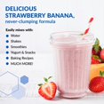 thumbnail image 5 of BioTrust Low Carb Protein Powder – Delicious Whey & Casein Blend from Grass-Fed Hormone Free Cows – Non GMO, Gluten Free (Strawberry Banana), 5 of 7