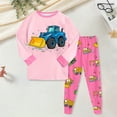 thumbnail image 2 of Toddler Baby Girl Pajama Set, Boys Girls Long Sleeve Sleepwear 2 Piece Pjs Set for Kid Cotton Loungewear (3T-7T) Leisure Homewear Gift,4-5 Years, 2 of 5