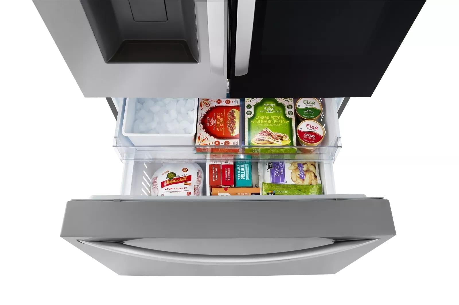 36 Inch Counter-Depth MAX Smart French Door Refrigerator with Extra Large 26 cu