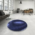 thumbnail image 4 of Ahgly Company Machine Washable Indoor Rectangle Transitional Night Blue Area Rugs, 8' x 12', 4 of 7