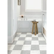 Floorpop Langley Grey Peel and Stick Floor Tiles