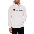 thumbnail image 2 of Champion Script Logo Embroidery Pullover Hoodie, White, 2 of 5