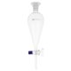 thumbnail image 1 of Distillero de vidrio de borosilicato de borosilicato de forma de embudo separatoria de 125 ml, 1 of 7