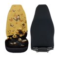 thumbnail image 4 of Uorisanigo Car Seat Covers for Front Seats Only, Easy to Install Yellow Butterfly Cover Set, Soft and Comfortable Accessories Auto Trucks Van SUV,2 Packs, 4 of 7