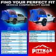 thumbnail image 4 of Pittman Outdoors - Truck Bed Tent - Mid Size - with EZ up Mechanism for Truck Tent Camping, 4 of 12