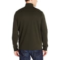 thumbnail image 2 of Perry Ellis Mens Quarter-Zip Knit Sweater, Green, Large, 2 of 3