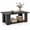 Black, variant on Costway Coffee Table 2-Tier Modern Center Cocktail Table with Storage Shelf for Living Room Brown