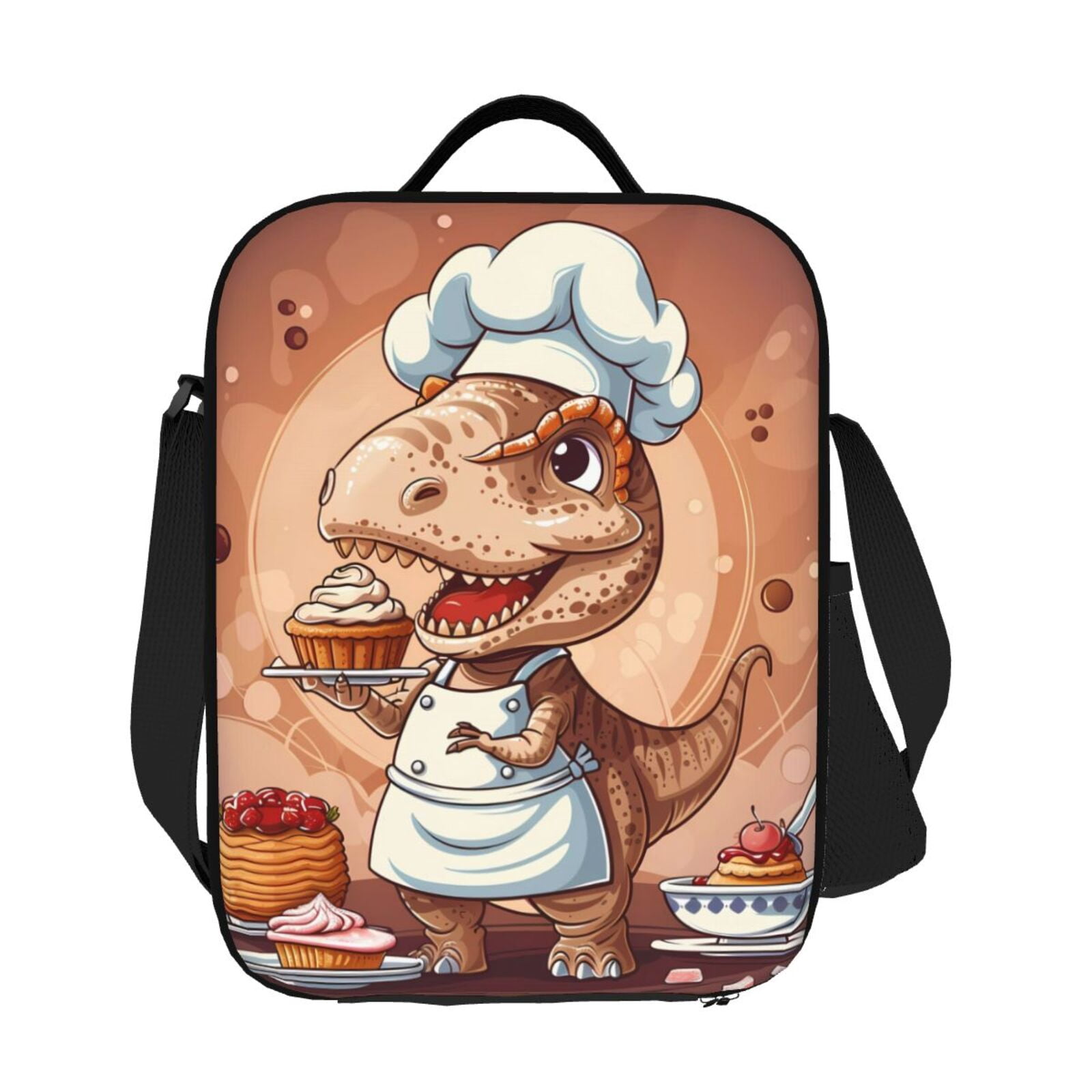 Picia Dinosaur Baking Delight Lunch box Lunch bag for men women Large capacity Lunchbox Reusable Lunch bags Insulated Lunch bag Lunch box cooler