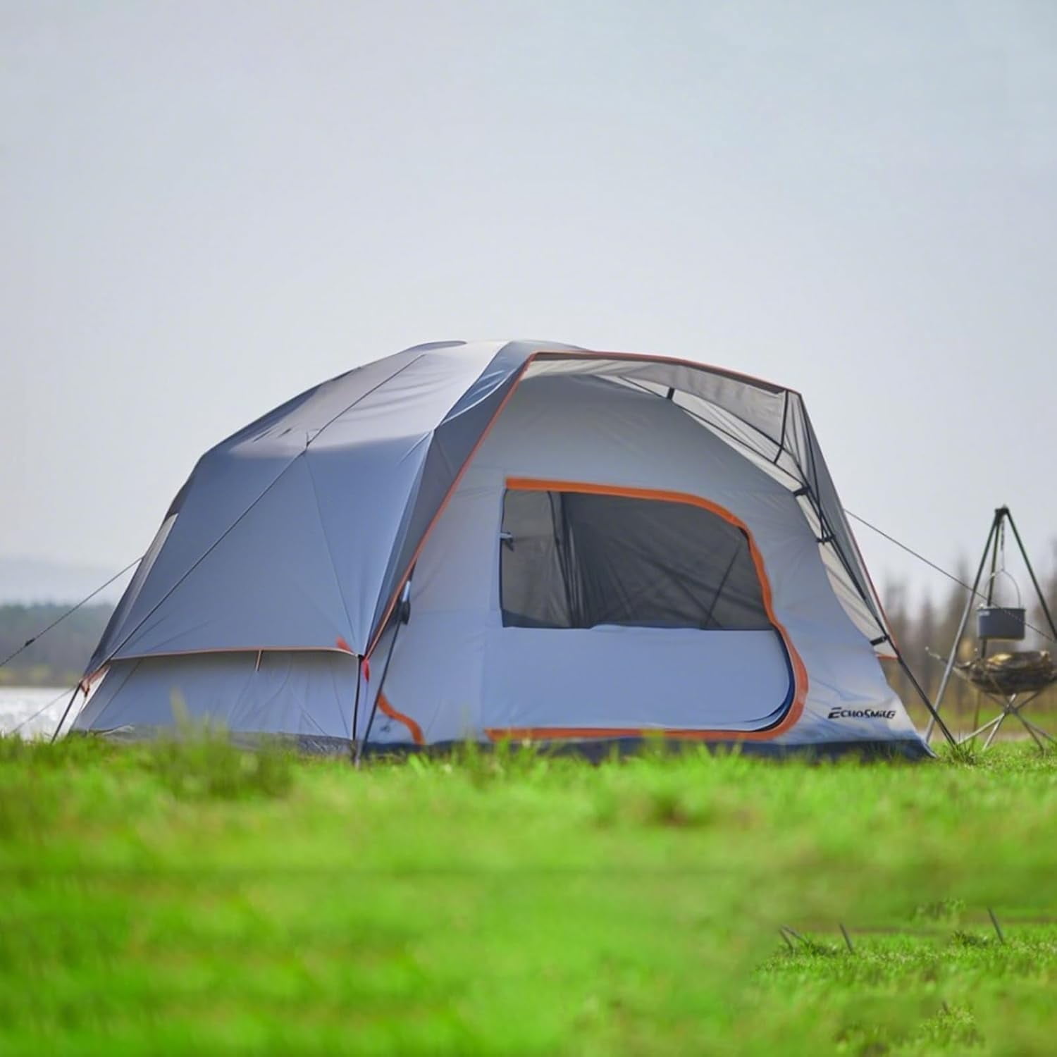 2/4 Person Camping Tent, Lightweight Dome Family Tent with Rainfly, Easy Setup, Waterproof & Windproof Outdoor Shelter for Group Hiking, Backpacking, 3-Season Use