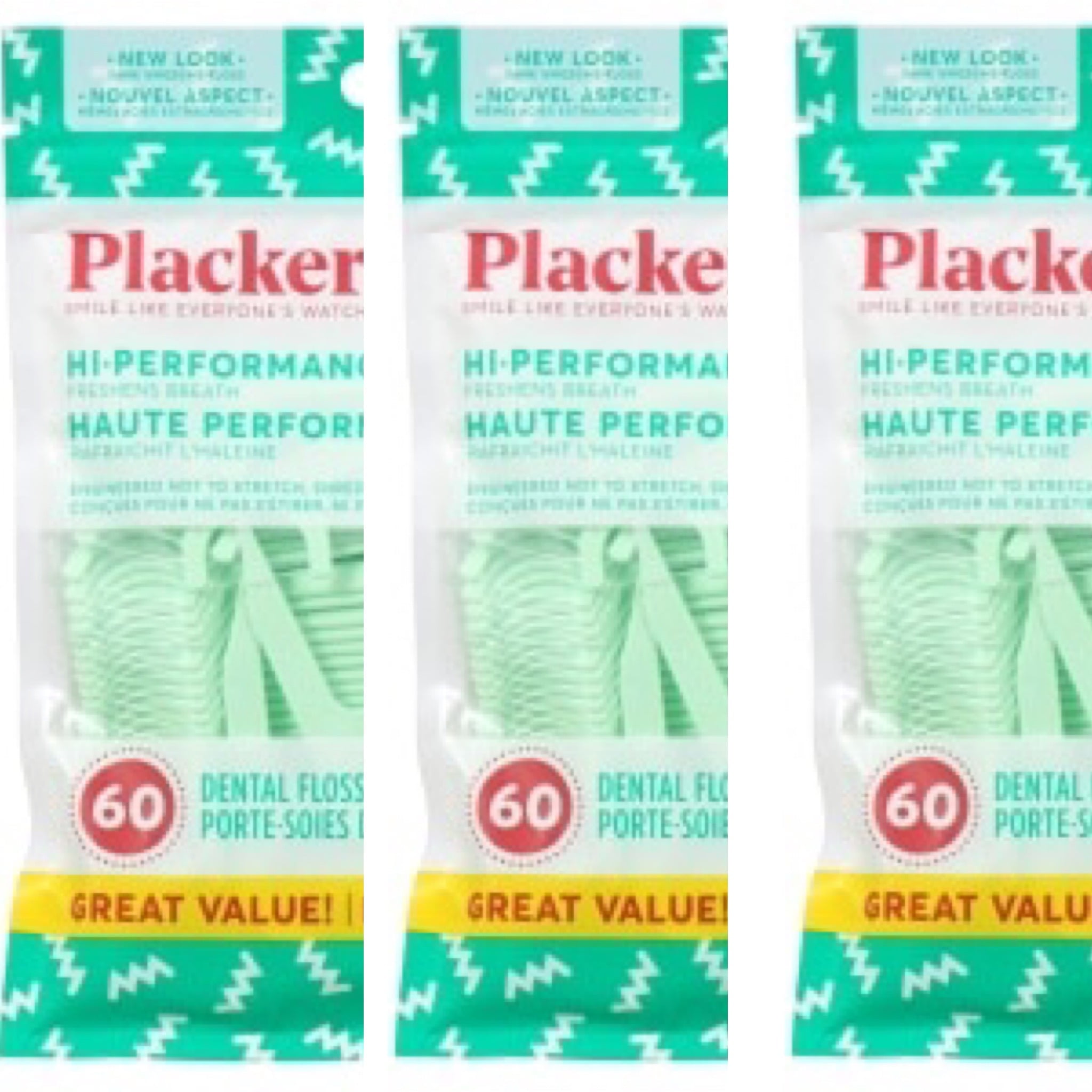 Floss Picks, 3 packs (60ct.Per Packs)