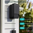 thumbnail image 3 of Moquin Smart Lock Box for House Keys, Fingerprint Lockbox Bluetooth Key Box with 5 Unlock Ways Fingerprint, App Control, Access Card, Passcodes, Manual Key for Airbnb &, 3 of 9