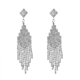 thumbnail image 1 of Pendientes de moda para mujer, pendientes colgantes de gota de cadena larga, joyería de plata ZefeiWu 8390605273339, 1 of 1