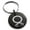 Black, variant on Stainless Steel Troll Cross Viking Norse Engraved Small Medallion Circle Charm Keychain Keyring