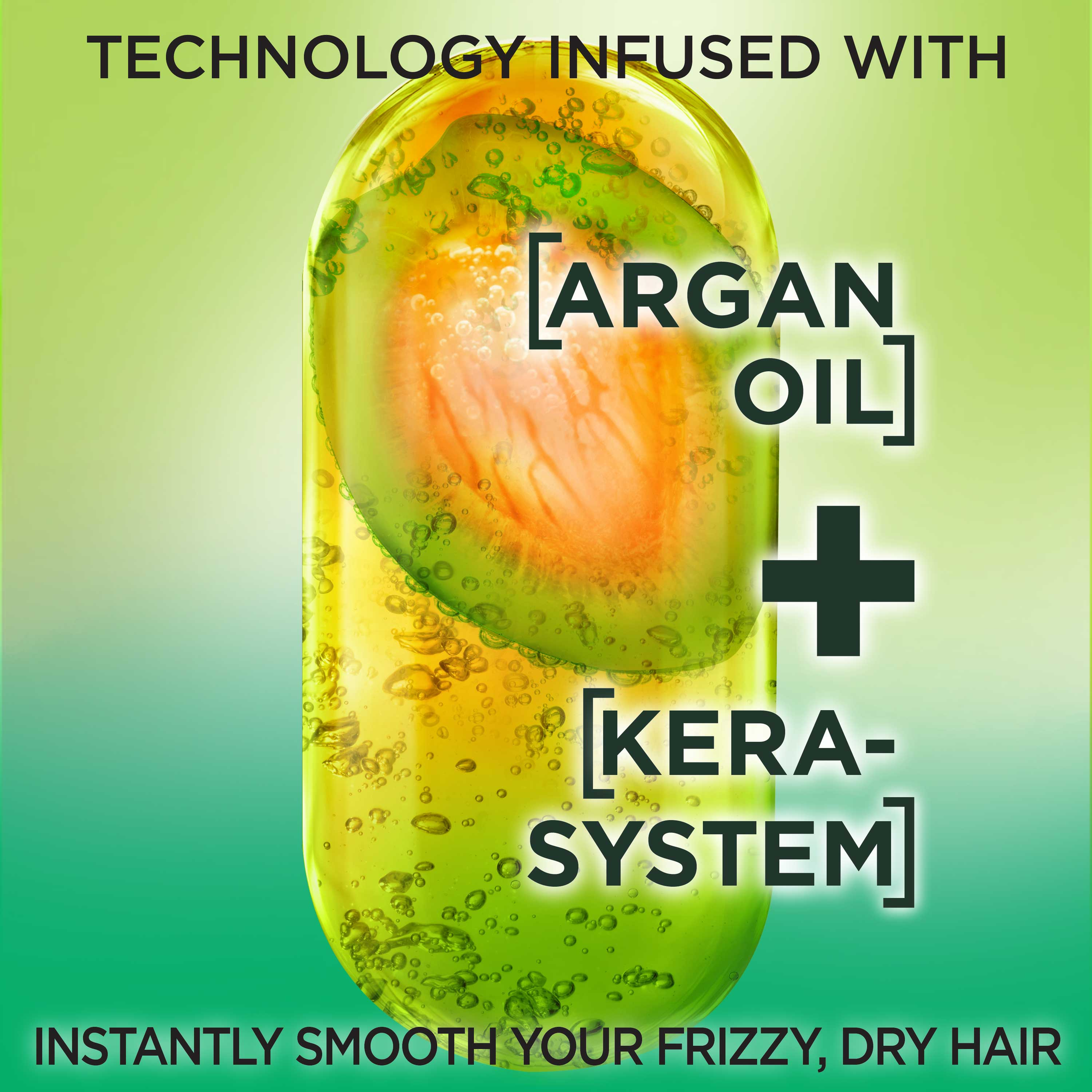 Garnier Fructis Frizz Control Hair Serum with Kera System Argan Oil, 5.1 fl oz - image 5 of 10