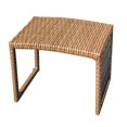 thumbnail image 2 of Laguna Table d'Appoint en Osier / Rotin pour Extérieur Caramel, 2 of 3