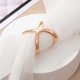 thumbnail image 2 of 2pcs Smooth Cross Design Dress Corner Knot Alloy Buckles Silk Scarf Buckles Banmo, 2 of 5