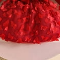 thumbnail image 4 of Bellafa Baby Princess Velvet Tutu Dress Toddler Girls Ruffle Long Sleeve Butterfly Mesh Tulle Dress With Headband 2pcs Christmas Dresses, 4 of 8
