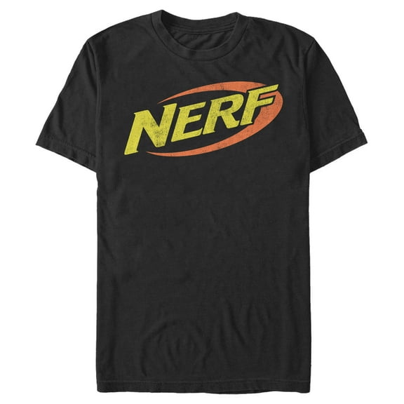 Men's Nerf Vintage Logo Graphic Tee Black 3X Large