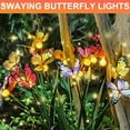 thumbnail image 6 of 2 Pack Solar Courtyard Lights, Latest High-Low Swaying Butterfly Lights, Swaying With The Wind, Solar Outdoor Lights, Courtyard Passage Decoration, 6 of 8