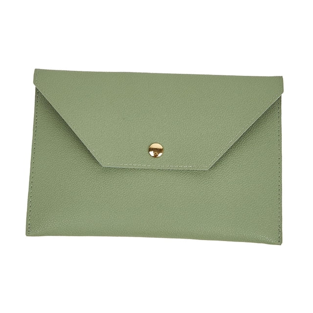 Carteras de mano para mujer, bolso de noche, cartera para mujer, bolso de sobre sencillo, bolso de maquillaje Verde