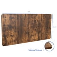 thumbnail image 2 of VIVO Vintage Brown 60 x 30 inch Universal Table Top for Sit to Stand Desk Frames, 2 of 8
