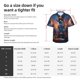thumbnail image 5 of Balery Starry Sky Meditating Fox Camisas hawaianas de manga corta para hombre, camisas playeras de corte holgado, camisas de vacaciones con botones,XX-Large, 5 of 7
