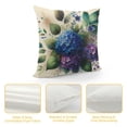 thumbnail image 4 of COMIO Hydrangea Pillow Cover Farmhouse Pillowcase for Sofa Living Room Car Cushion Case Home Decoration White, 4 of 5