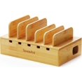 thumbnail image 1 of 2025 Latest Model Bamboo Charging Station for Multiple Devices, Cell Phone, 1 of 5