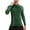 Olive Green, variant on Active Men's Long Sleeve Compression Shirt with Contrast Stitching and Athletic Fit - Medium, Navy