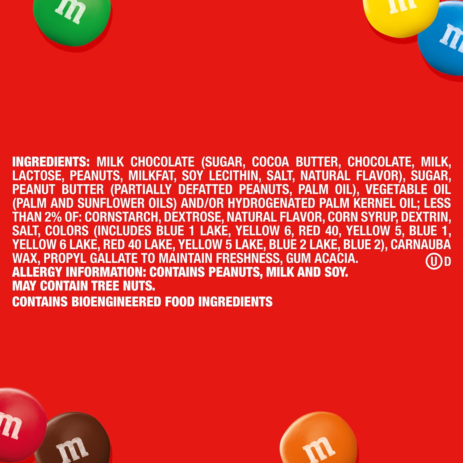 M&M's Minis Peanut Butter Candy, Family Size - 15 oz Bulk Resealable Bag