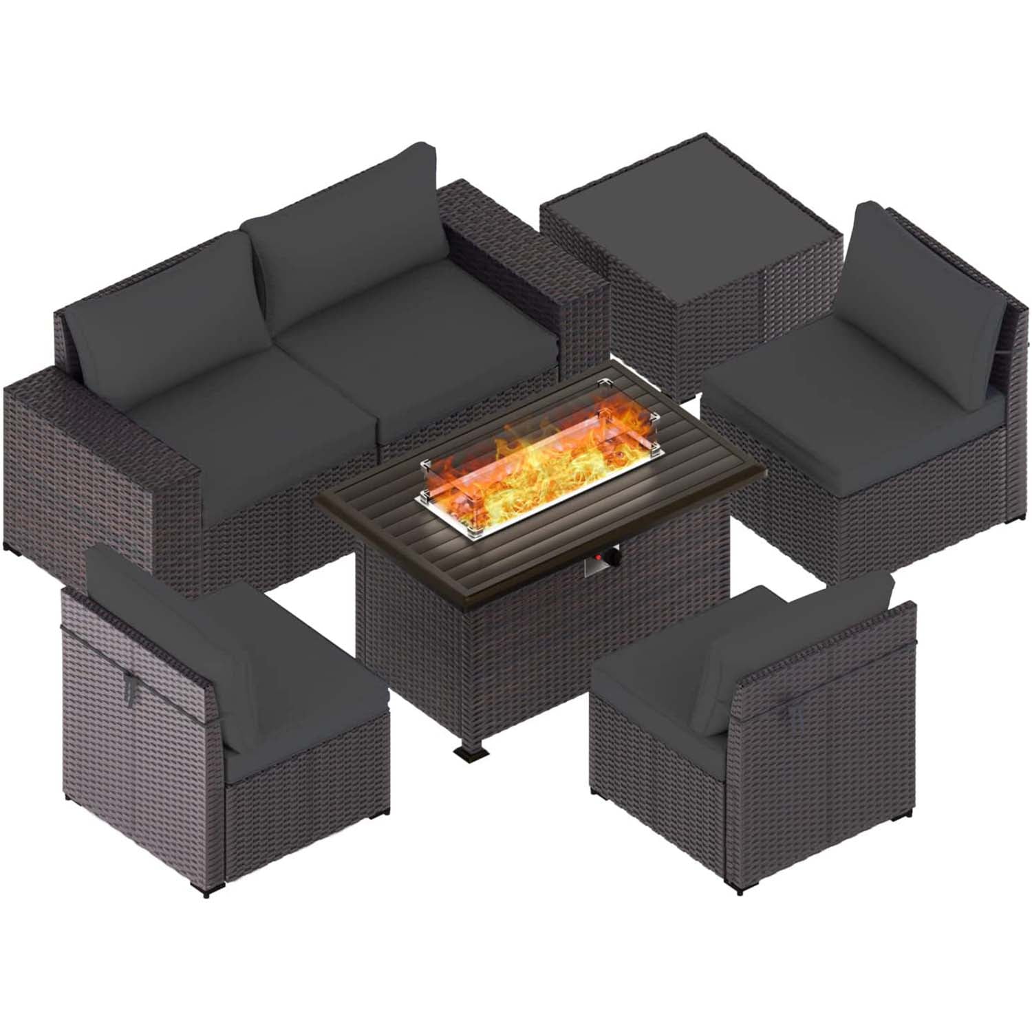 Gotland Outdoor Patio Furniture Set 7 Pieces New Zealand Ubuy