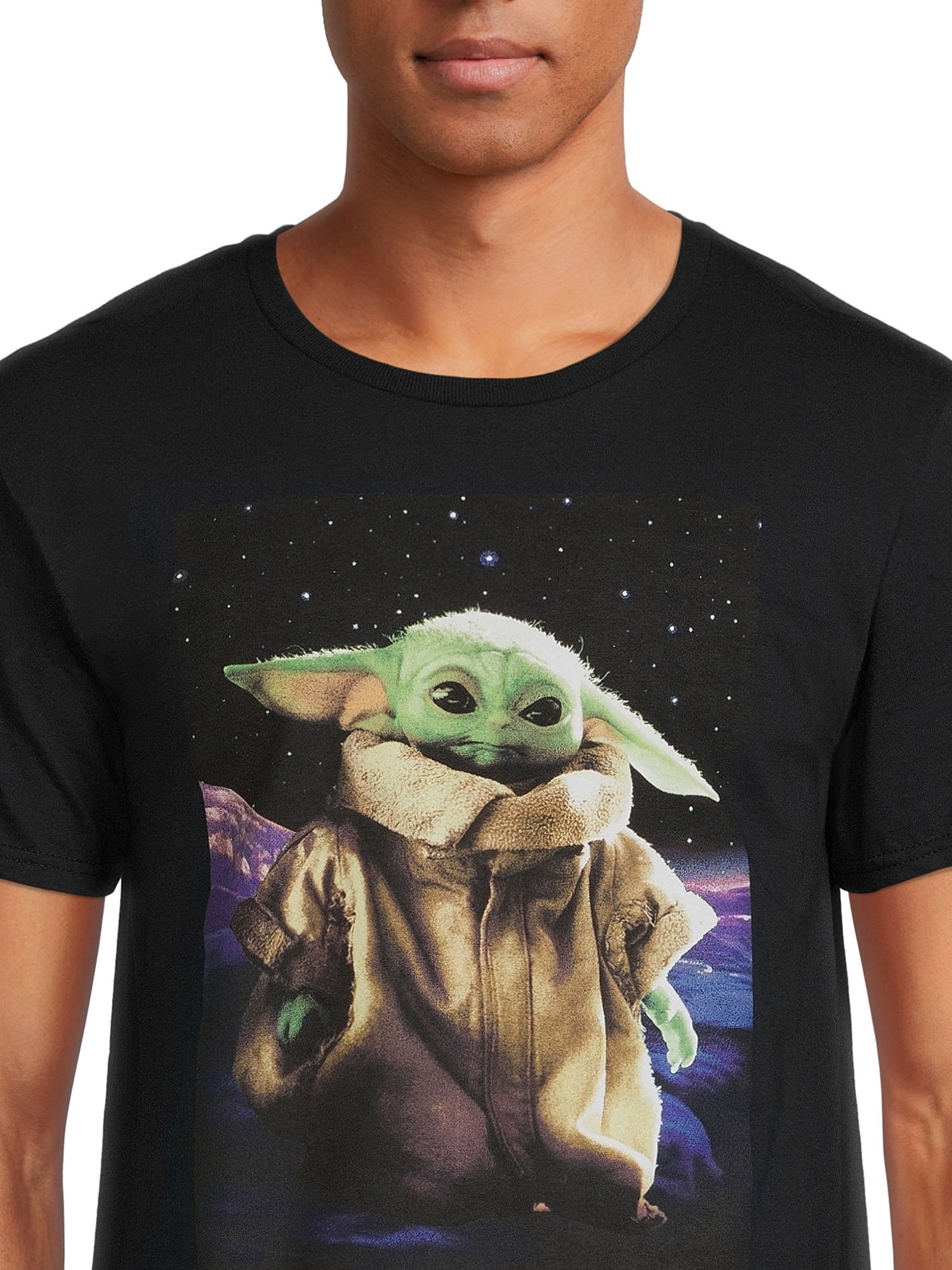 Star Wars Men's Grogu All Ears and Mandalorian Graphic Tees, 2-Pack