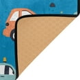 thumbnail image 4 of Cartoon Trucks Cars on Blue Area Rugs Soft Non-Slip Floor Mats Large Nursery Carpets Doormat for Living Room Bedroom Hotel Decor 80"x58", 4 of 7