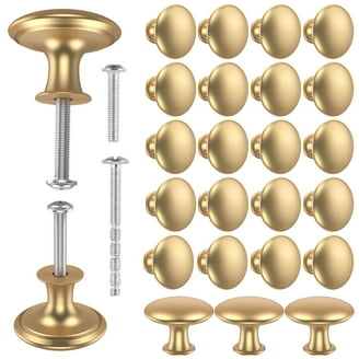 25Pcs Drawer Knob Set Zinc Alloy Cabinet Handles Rustproof Gold Dresser  Knobs with Screws Decorative Drawer Pull Handle Furniture Knobs for Kitchen  ...
