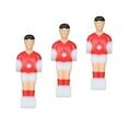 thumbnail image 3 of koolsoo 3Pcs Soccer Table Men Player Foosball Tabletop Accessories Table Player Foosball Red, 3 of 8