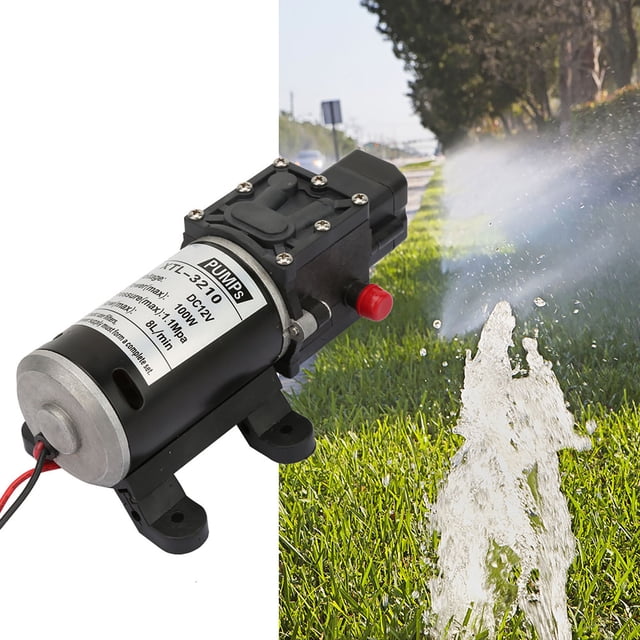 Bomba de agua autocebante, bomba de diafragma eléctrica autocebante Bomba de agua Aspecto llamativo